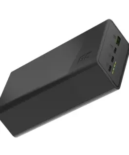 Alternative view of Green Cell външна батерия 30 000mAh, 22.5W, 4 ports, черен