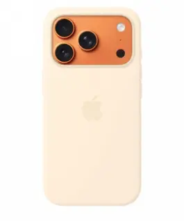 Alternative view of Apple iPhone 17 Pro Silicone Case with MagSafe - Vanilla