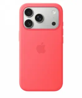 Apple iPhone 17 Pro Silicone Case with MagSafe - Bright Guava