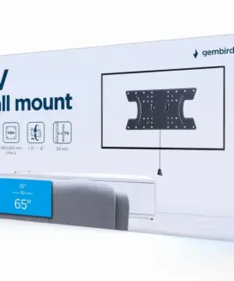 Alternative view of Gembird GEMBIRD TV wall mount adjustable 32-65 30kg