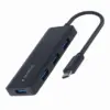 Gembird HUB USB-C черен 4 ports USB 3.1 A (Gen1)