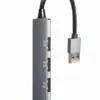 Gembird HUB USB silver 1xUSB 3.1 3xUSB 2.0
