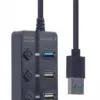 Gembird HUB USB черен 1xUSB 3.1 3xUSB 2.0 I/O