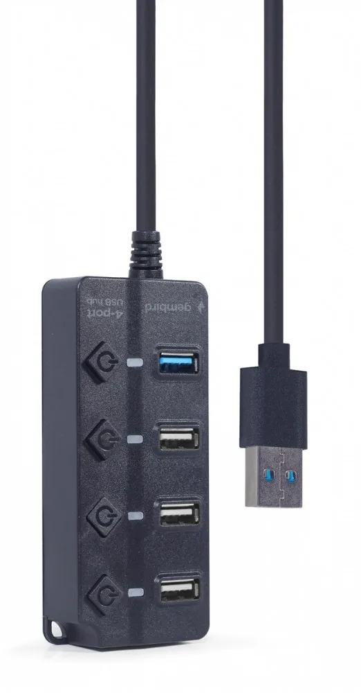 Gembird HUB USB черен 1xUSB 3.1 3xUSB 2.0 I/O