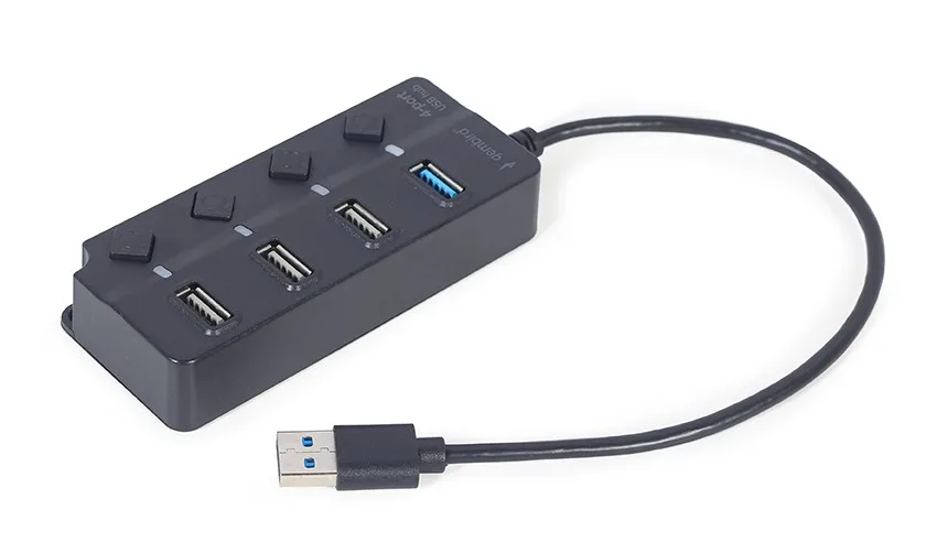 Gembird HUB USB черен 1xUSB 3.1 3xUSB 2.0 I/O - Image 4