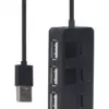 Gembird HUB USB 2.0 черен 4 ports with switches