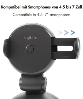 Alternative view of LogiLink Car smartphone holder for dashbard or windscr