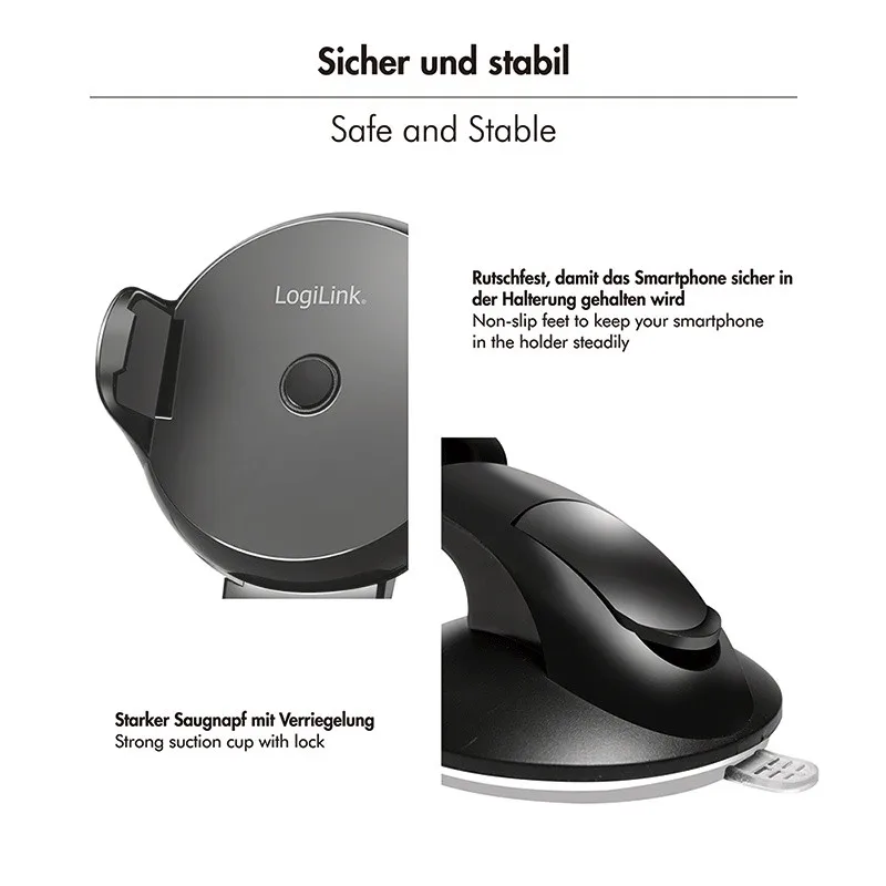LogiLink Car smartphone holder for dashbard or windscr - Image 4