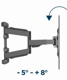 Alternative view of Gembird TV wall mount tilt/swivel 32inches-75inches 45kg