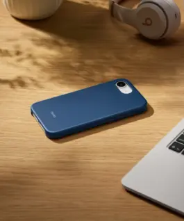 Alternative view of Apple Beats iPhone 17e Case with MagSafe - Bedrock Blue