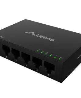 Alternative view of Lanberg Swich DSM1-1005 5X 1GB niezarzadzalny DSM1-100