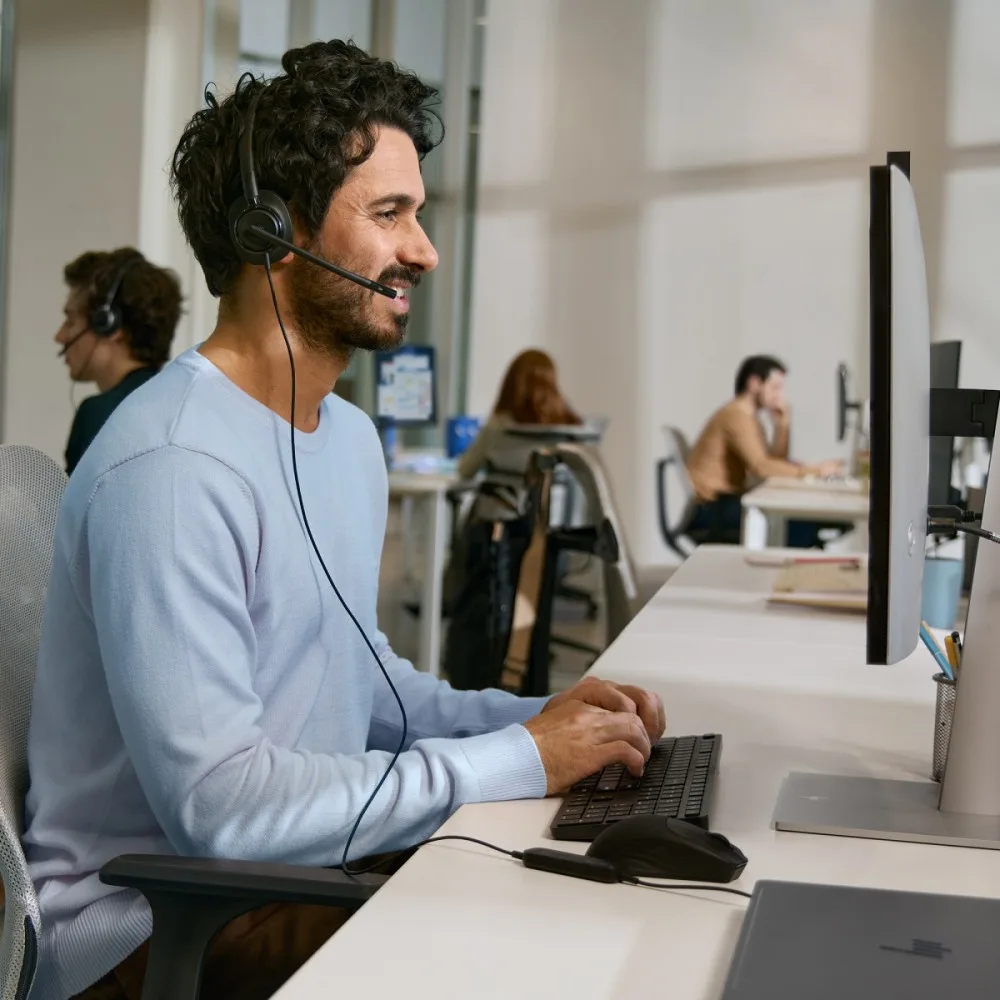 POLY Headphone Mission 425 Stereo Leatherette C01B6AA#AC - Image 2