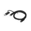 Lenovo кабел Hybrid USB-C with USB-A 4X90U90618