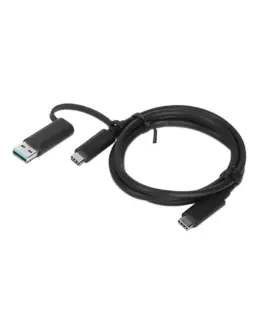 Lenovo кабел Hybrid USB-C with USB-A 4X90U90618