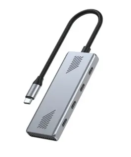 Gembird HUB USB3.2 Gen2 typ C 4xUSB-C