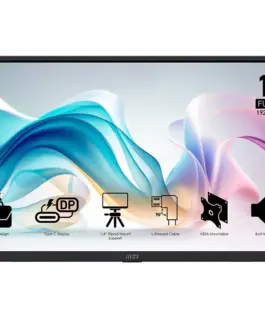 MSI Monitor 15.6 inch PRO MP165 E6 LED/FHD/Flat/60Hz/черен