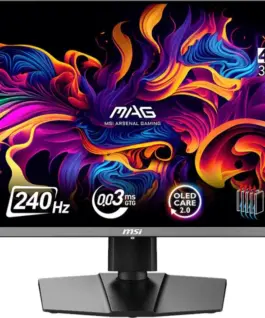 MSI Monitor MAG 272UP QD-OLED X24/26.5/LED/Flat/QD-OLED/UHD/240Hz/черен