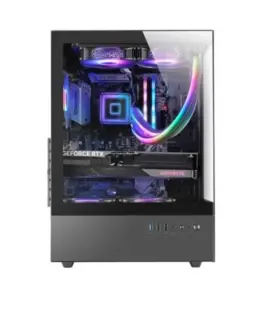 TACENS кутия за компютър Mars MC-XO ATX FRGB fan черен