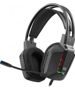 Defender Wiчервен слушалки with microphone gothic черен