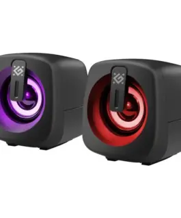 Alternative view of Defender PC speakers J1 2.0 6W L ED USB черен