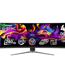 MSI Monitor MPG 491CQPX QD-OLED LED/QD-LED/Curved/240Hz/49 inches/черен