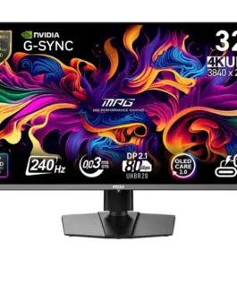 MSI Monitor MPG 322URX QD-OLED 31.5/LED/FLAT/240Hz/черен
