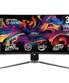 MSI Monitor MPG 341CQPX QD-OLED 34 inches/LED/UWQHD/Curved/240Hz/черен