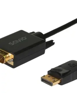 Savio кабел Display Port-VGA CL-203 1.8 m SAVIO