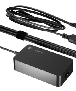 Alternative view of Natec Лаптоп зарядно Grayling GAN USB-C 65W