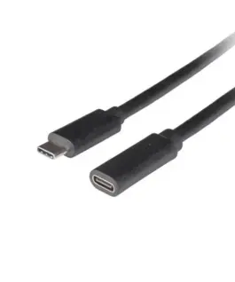 Lanberg удължителен кабел USB-C M/F 3.1 1.5m черен
