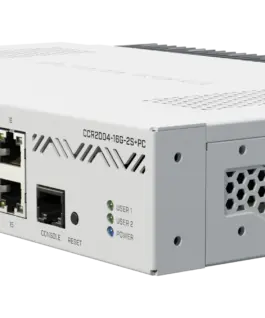 Комутатор MikroTik CCR2004-16G-2S+PC с 16 Gigabit порта и 2 SFP+