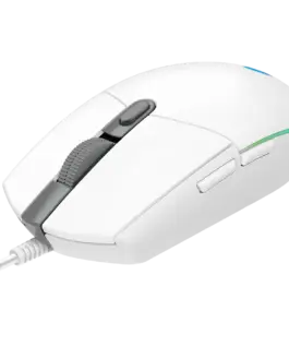 Геймърска мишка LOGITECH G102 LIGHTSYNC Corded Gaming Mouse – WHITE – USB –