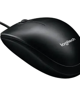 Мишка за компютър LOGITECH B100 Corded Mouse – BLACK – USB –