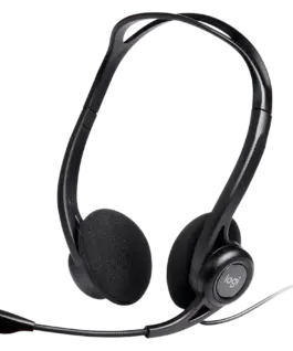 Слушалки LOGITECH PC960 Corded Stereo Headset BLACK - USB