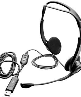 Слушалки LOGITECH PC960 Corded Stereo Headset BLACK – USB