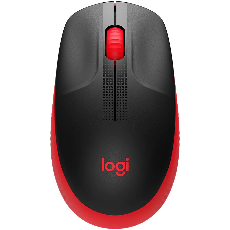 Безжична мишка LOGITECH M190 Wireless Mouse - RED