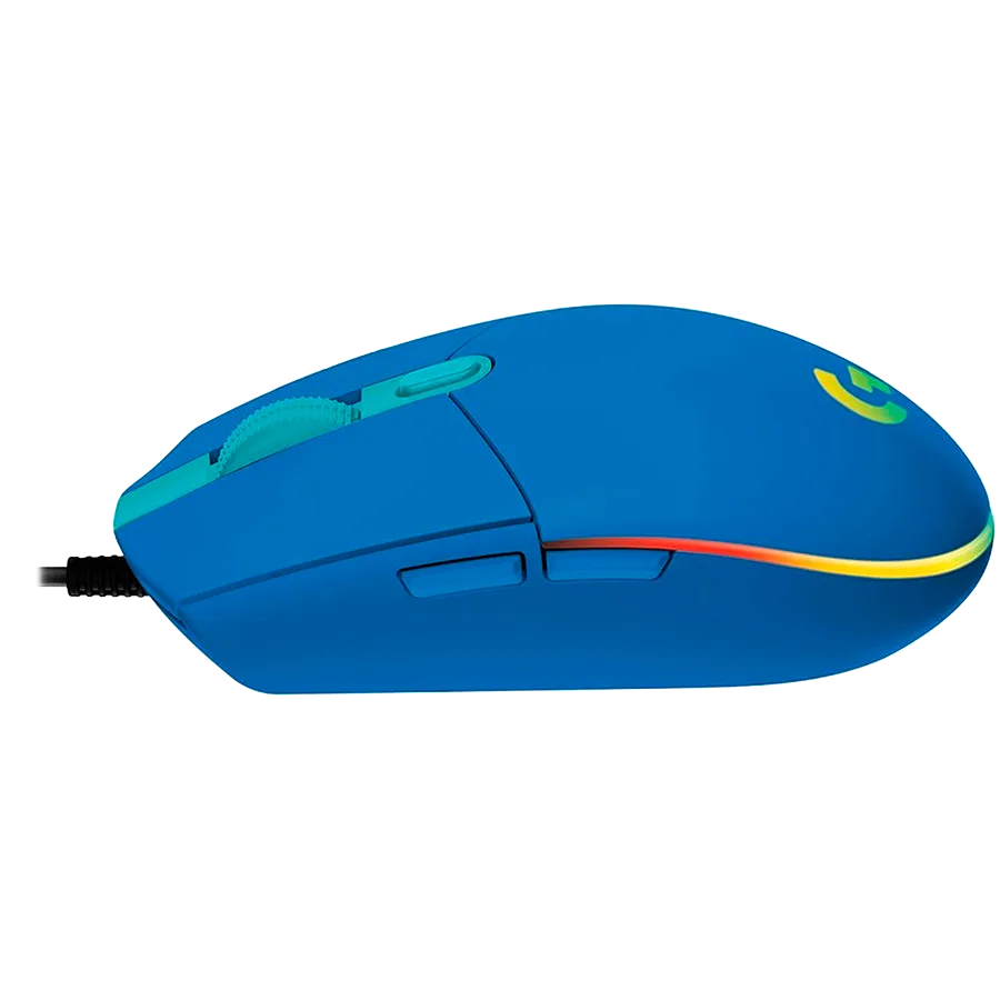 Геймърска мишка LOGITECH G102 LIGHTSYNC Corded Gaming Mouse - BLUE - USB - EER - Image 43
