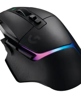 Геймърска мишка LOGITECH G502 X PLUS - BLACK/PREMIUM - 2.4GHZ - EER2 - #933