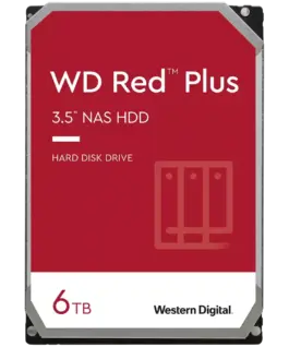 Хард диск HDD NAS WD Red Plus (3.5 6TB 256MB 5400 RPM SATA 6 Gb/s)