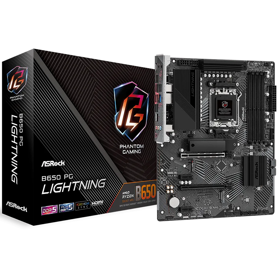 Дънна платка ASROCK B650 PG Lightning ATX AM5 DDR5