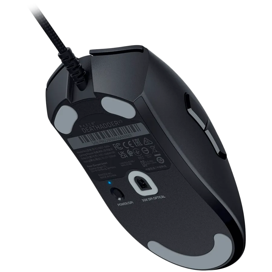 Геймърска мишка Razer DeathAdder V3, Ergonomic Wired Gaming Mouse, Focus Pro 30K Optical Sensor, Optical Mouse Switches Gen-3, 90-million Clicks, Razer™ Speedflex Cable, 30000 DPI - Image 19