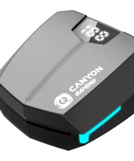 Bluetooth слушалки CANYON headset Doublebee GTWS-2 Gaming Black