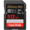 Карта памет SANDISK Extreme PRO 512GB V60 UHS-II SD cards 280/150MB/sV60C10UHS-II