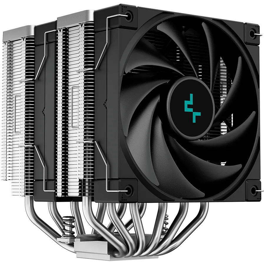 Охладител за процесор Охладител DeepCool AK620, CPU Air Cooler, 2x120mm PWM Fan, TDP 260W, 6 Heatpipes, LGA2066/2011-v3/2011/1700/1200/115x, AMD AM5/AM4, 129x138x160 mm(LxWxH), 3Y, R-AK620-BKNNMT-G - Image 67
