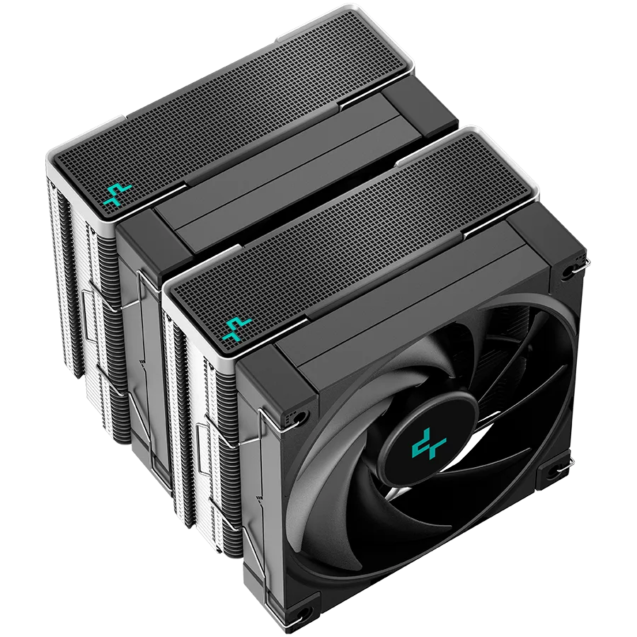 Охладител за процесор Охладител DeepCool AK620, CPU Air Cooler, 2x120mm PWM Fan, TDP 260W, 6 Heatpipes, LGA2066/2011-v3/2011/1700/1200/115x, AMD AM5/AM4, 129x138x160 mm(LxWxH), 3Y, R-AK620-BKNNMT-G - Image 63