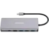 USB хъб CANYON hub DS-12 13in1 4k USB-C Dark Grey