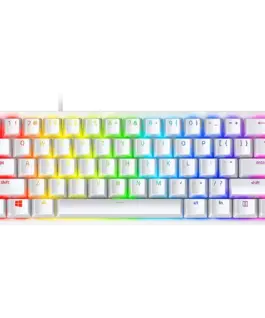 Геймърска клавиатура Razer Huntsman Mini White Linear Optical Switch size 60% RGB Chroma Doubleshot PBT Keycaps Standard
