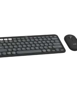 Клавиатура LOGITECH Pebble 2 Bluetooth Keyboard Combo - TONAL GRAPHITE - US INTL