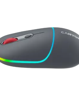 Безжична мишка CANYON mouse MW-22 2in1 BT/ Wireless Dark Grey