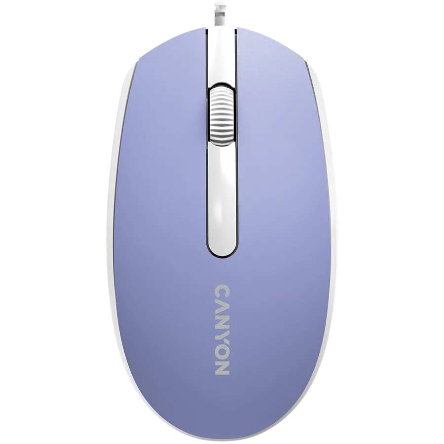 Мишка за компютър CANYON mouse M-10 Wired Lavender